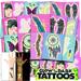 Glow in the Dark Temporary Tattoos for Girls Party Pack ~ Over 125 Tattoos featuring Butterflies Flowers More