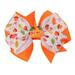 yinguo large thanksgiving hair bow clip glitter turkey bow hair barrette seasonal hair bow hairgrips bow hairpin for girls toddlers teens thanksgiving autumn fall party hair accessories