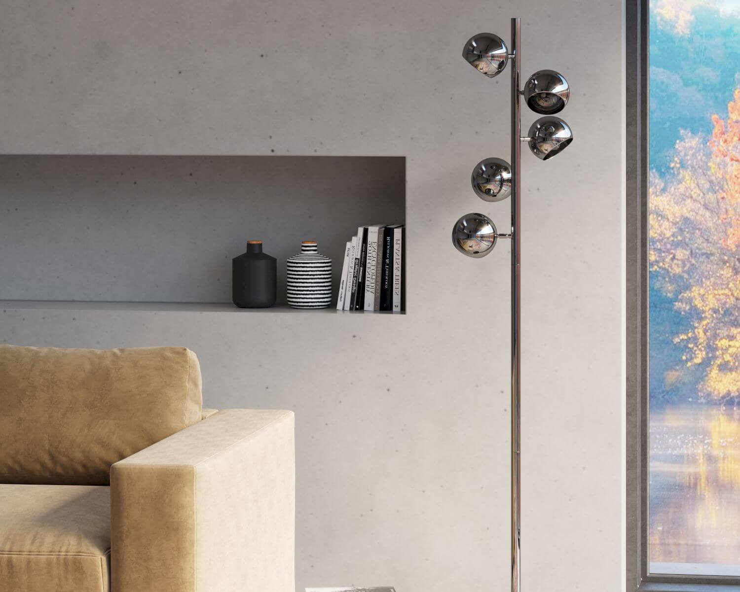 Kare Design »Calotta« Stehleuchte 40x200x25,5 cm Image