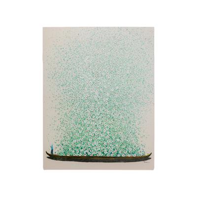 Kare Design »Flower Boat« Leinwandbild Beige 80x100 cm Image