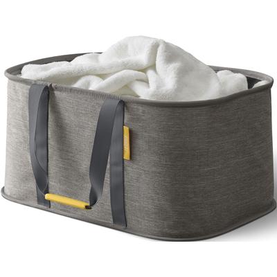 Wäschetasche JOSEPH JOSEPH "Hold All", grau, B:52cm H:25cm T:36cm, Polyester, Wäschesammler, faltbar, flach zusammenzulegen, 35 Liter Image