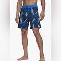 Adidas Swim | Adidas Mens Graphic Tech Swimming Shorts Navy Boardshorts Men’s Fj3908 Size 29” | Color: Black/Blue | Size: M