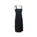 Zara Dresses | A6 Zara Black Maxi Dress With Tie Straps And Pockets In Size Large | Color: Black | Size: L