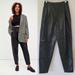 Free People Pants & Jumpsuits | Free People Cecily Faux Leather Pleated Pants Black 2. | Color: Black | Size: 2