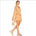 Free People Dresses | Free People Clear Skies Printed Peach Color Dress Small Size | Color: Orange | Size: S