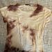 Brandy Melville Tops | Brandy Melville Tye Dye T-Shirt | Color: Pink/White | Size: One Size