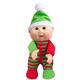 Cabbage Patch Kids Cutie 9", Kane The Holiday Elf Baby Doll - Collectible, Adoptable Doll Toy - Great for Girls and Boys