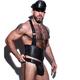 Man Body Shaper Harness Cosplay Tight Costumes Lingerie Sheer Tops Sets Muscle Nightclub