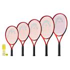 HEAD Radical Junior Tennis Racket, inc Protective Head Cover & 3 Tennis Balls (Available in 19", 21", 23", 25" & 26") (23")