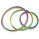 PriceKingX Hula Hoops - Multicolor Fitness Hula Hoops - Solid Plain Hula Hoops for Adults and Kids, Exercise Hoops for Indoor and Outdoor Use, Kids Fun Activity Games, Small-Large (65cm, 16)