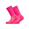 Socken UPHILLSPORT ""SAANA JR 2er Pack"" Gr. 34-36, rosa Herren Socken mit Flextech-Struktur