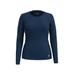 Smartwool Classic All-Season Merino Base Layer Long Sleeve - Women's Twilight Blue Small SW016912G741-S