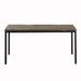 Builddecor Computer Desk, Office Desk Home Office Desk Writing Desk Wood in Gray/Black | 29.5 H x 23.6 W x 63 D in | Wayfair MIUMIUB040S00014