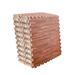 FixtureDisplays Dark Wood Grain Eva Interlocking Foam Floor Tiles Foam in Brown | 0.39 D in | Wayfair 119950