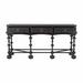 Gabby Arrington 76" Console Table Wood in Gray/Black | 37.25 H x 76 W x 22 D in | Wayfair SCH-169210