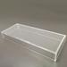 Inbox Zero Hudelson Clear Acrylic Plexiglass Keyboard Cover 20'W x 7.8"D x 2.5"T, Five Sided Tray Organizer Riser Plastic | Wayfair