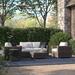 Sol 72 Outdoor™ Meltham Wicker Fully Assembled 4 - Person Seating Group w/ Cushions in Gray | Wayfair LDER3470 42212403