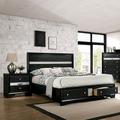 Willa Arlo™ Interiors Stoughton Wood King 2-Piece Bedroom Set Wood in Black/Brown/Gray | 50.25 H x 63.38 W x 83.13 D in | Wayfair