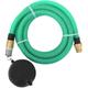 Suction Hose with Brass Connectors Green 1.1 5 m PVC vidaXL - Green