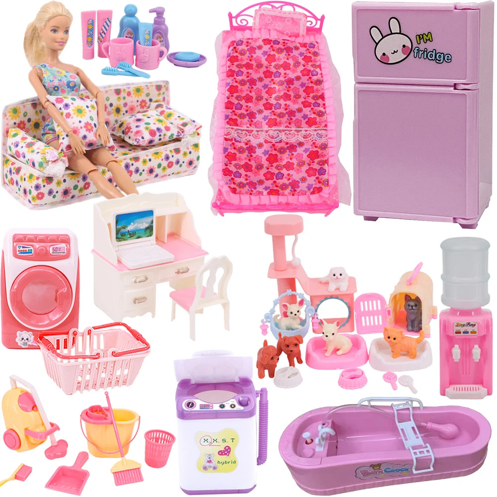 Accessoires et meubles pour maison de poupée Babi 30 CM, meubles pour maison de poupée 1/6, jouets pour filles, cadeau d