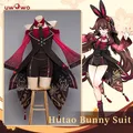 UWOWO-Genshin Impact Cosplay Costume Hu Tao Bunny Ganyu Warriomi fur s Cute Cosplay Costumes