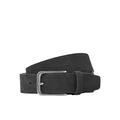 Jack & Jones Men's JACLAREDO Suede Belt Gürtel, Black, 90