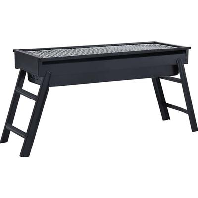 Vidaxl - Tragbarer Camping-Grill Stahl 60×22,5×33 cm Image