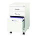 Porch & Den Office Dimensions 19 3-Drawer Home Office Mobile Pedestal File Cabinet White