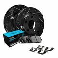 R1 Concepts Rear Brakes and Rotors Kit |Rear Brake Pads| Brake Rotors and Pads| Ceramic Brake Pads and Rotors |Hardware Kit WHWH1-46018