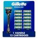 Gillette ProGlide Men s Razor Handle + 13 Cartridges