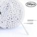 Dosaele 200 pcs Double Tipped Cotton Swab Multipurpose Safe Cleaning Sterile Sticks Baby Cotton Swabs Paper Sticks Cotton Buds for Baby Ear Nose Clean