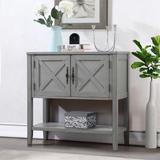 Wood Buffet Sideboard Console Table