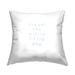 Stupell Travel The World Little One Phrase Printed Throw Pillow Design by Carla Daly