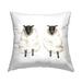 Stupell Farmhouse Fluffy Sheep Duo Printed Throw Pillow Design by Daphne Polselli