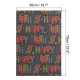 Birthday Wrapping Paper, 20 x 28 Inch for Wedding, Parties 6 Pcs - Multi Color