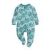 Newborn Baby Romper Autumn Winter Warm Double Zipper Clothes Sleeping Pajamas Rompers Overalls Toddler Boys Girls Fleece Jumpsuit Snowsuit Onesies Outfits Cotton Thicken Outwear Cute Outfits