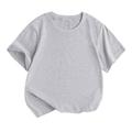 Holiday Savings Deals! Kukoosong Summer Baby Boy Clothes Baby Girl Clothes Funny Toddler Shirt Moms Day Gift Trendy Kid Shirt Kid T-Shirt Funny Youth Shirt Gray 8-9 Years