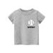 Girls Boys Clothes Tops Cotton Baby Short Sleeve Kids Clothes Baseball Baby Clothes Kids Boys Funny T-Shirt Child Clothing Streetwear Dailywear Outwear