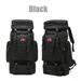 eYotto 80L Hiking Backpacks for Adults Travel Backpack Climbing Hiking Bag Black