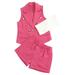 B91xZ Toddler Girl Outfits Summer Toddler Girls Sleeveless Solid Colour Coat Vest Shorts Three Piece Outfits Set for Kids Red Sizes 1-2 Years