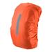 Uxcell 55-65L Waterproof Backpack Rain Cover with Vertical Reflective Strap L Orange