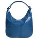 Shopper BRUNO BANANI Gr. B/H/T: 40 cm x 33 cm x 4 cm onesize, blau Damen Taschen Handtaschen echt Leder