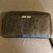 Nine West Bags | Guc. Nine West Black Zip Around Wallet. | Color: Black/Silver | Size: 4x7.5