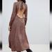 Free People Dresses | Free People $148 Animal Print Leopard Print Open Back | Color: Black/Brown | Size: 0