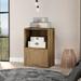 Bay Isle Home™ Ariade 1 - Door Accent Cabinet Wood in Brown | 23.51 H x 16.21 W x 11.81 D in | Wayfair B1B861A357AF48459447ACF997CD9C00