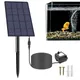 Kit de pompe à Air solaire 2.5W fontaine à oxygène avec pierres à bulles 3 Modes pour poisson de