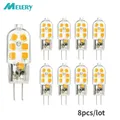 Lot d'ampoules LED G4 Bi Pin Base Corn chaînes halogènes 20W lampe valente DC12V AC 220V blanc