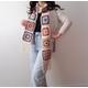 Granny Square Scarf, Crochet Retro Long Patchwork Vintage Style Womans Afghan Gift For Her, Boho Scarf