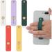 Phone Loop Finger Holder 5pcs Phone Grip Straps Silicone Phone Finger Strap Finger Cell Phone Grip Universal Finger Kickstand for Most Smartphones(Yellow Purple White Green Red)