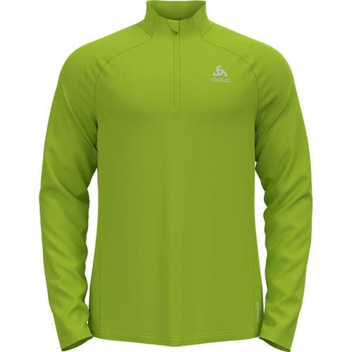 ODLO Herren Midlayer 1/2 zip ESSENTIAL CER, Größe XL in Grün